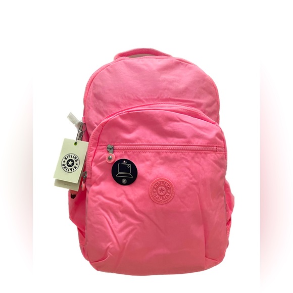 Brand new Barbie pink Kipling backpack in the style Seoul Go Extra Large. - Picture 1 of 4